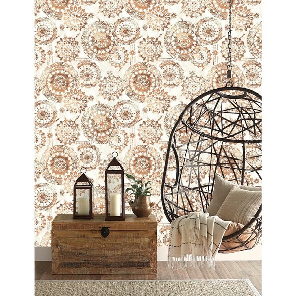 York Wallcoverings Peel & Stick Geometric Roll & Reviews | Wayfair